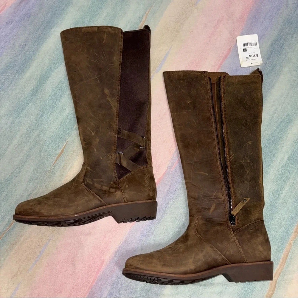 NEW Teva Ellery tall waterproof boots size 7